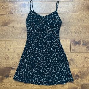 Pacsun Green Floral Dress